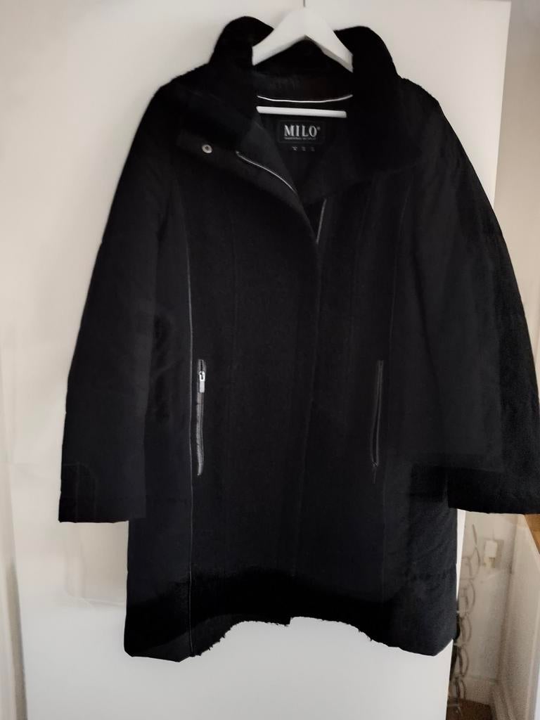 Mooie zwarte winterjas., Zwart, Maat 46/48 (XL) of groter, Nieuw, Ophalen of Verzenden