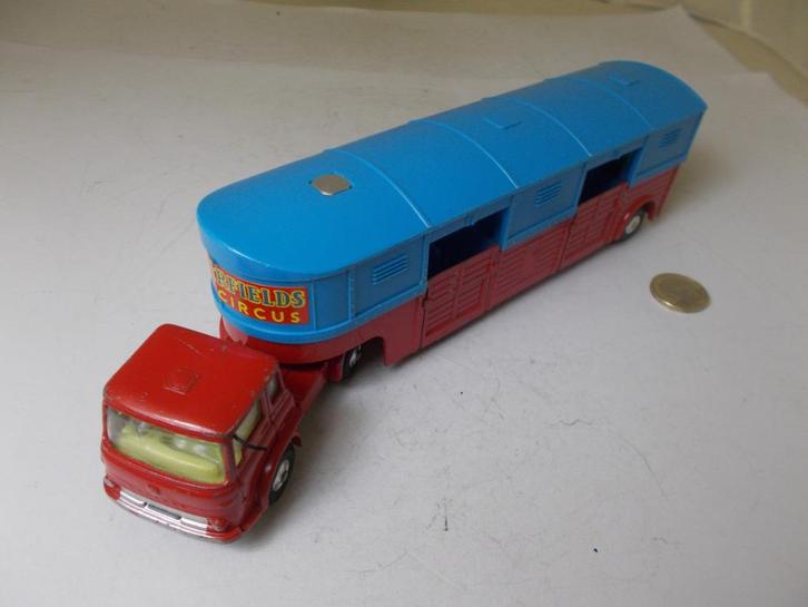1961 Corgi Major Toys 1130 CHIPPERFIELDS CIRCUS HORSEBOX -D-, Hobby en Vrije tijd, Modelauto's | 1:43, Gebruikt, Bus of Vrachtwagen