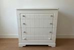 Witte Ladekast / Commode - 4 Lades - Ideaal voor Kinderkamer, Ophalen, Grenenhout, 50 tot 100 cm, Zo goed als nieuw
