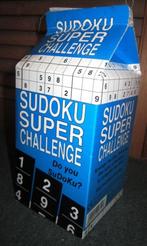 Spellen: Sudoku Super Challenge, Hobby en Vrije tijd, Gezelschapsspellen | Bordspellen, Ophalen of Verzenden, Zo goed als nieuw