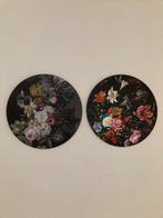*3 Mooie grote ronde muurcirkels met bloemen*, Huis en Inrichting, Ophalen of Verzenden, Zo goed als nieuw