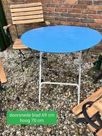 brocante franse bistrotafels, Ophalen, Gebruikt