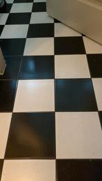 Gezocht! Enkele vloertegels zwart+wit zijdeglans 20x20cm, Keramiek, Ophalen of Verzenden, Zo goed als nieuw, Minder dan 5 m²