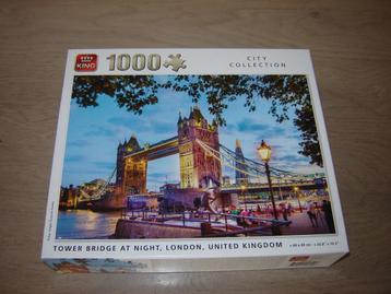 Puzzel TOWER BRIDGE AT NIGHT, LONDON, UNITED KINGDOM 1000 st beschikbaar voor biedingen