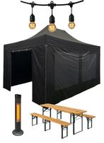 Te huur: Partytent Easy-up Premiumpakket 3x6 meter, Tuin en Terras, Ophalen, Zo goed als nieuw, Minder dan 5 meter