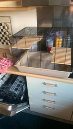 Hamsterkooi, Dieren en Toebehoren, Knaagdieren en Konijnen | Hokken en Kooien, Kooi, Minder dan 75 cm, Zo goed als nieuw, Ophalen
