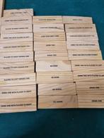 drankspel jenga 57 blokken, Ophalen of Verzenden, 'T Olde Gre-j, Info@toldegrej.nl, Endepoelstraat 20f Didam