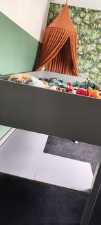 Half hoogslaper met speelruimte, Huis en Inrichting, Slaapkamer | Stapelbedden en Hoogslapers, Ophalen, Eenpersoons, Zo goed als nieuw