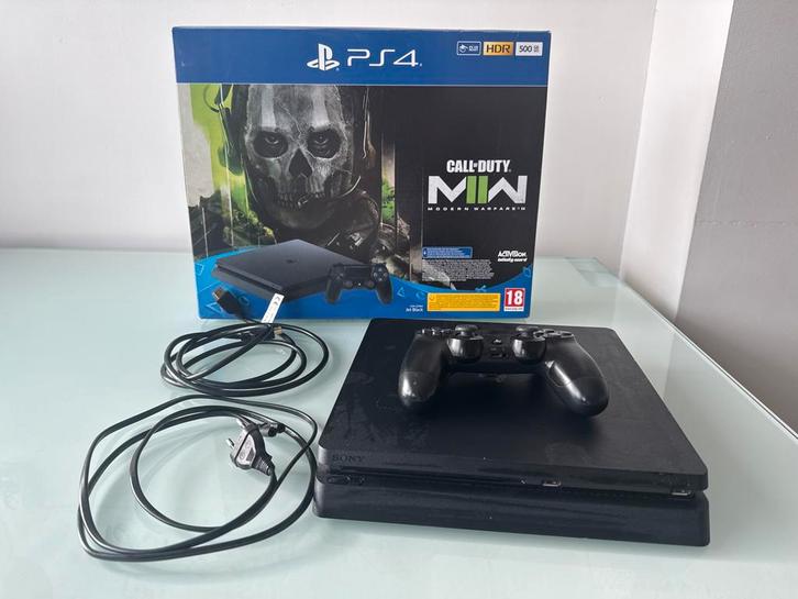 PlayStation 4 Slim 500GB - Incl. Controller!, Spelcomputers en Games, Spelcomputers | Sony PlayStation 4, Gebruikt, Slim, 500 GB
