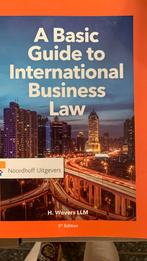 Mr.H Wevers - A Basic Guide to International Business Law, Boeken, Engels, Mr.H Wevers, Ophalen of Verzenden, Zo goed als nieuw