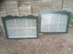 2 X SIERLIJK RAAM VOOR TUINHUIS SCHUUR MET KUNSTSTOF GLAS, Doe-het-zelf en Verbouw, Glas en Ramen, Ophalen, Gevelraam of Ruit