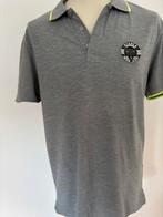 My Brand polo, xl, grijs met felgeel details, Kleding | Heren, Maat 56/58 (XL), Ophalen of Verzenden, Zo goed als nieuw, Grijs