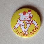 I Love Judo oude button, Verzamelen, Speldjes, Pins en Buttons, Zo goed als nieuw, Verzenden, Overige onderwerpen