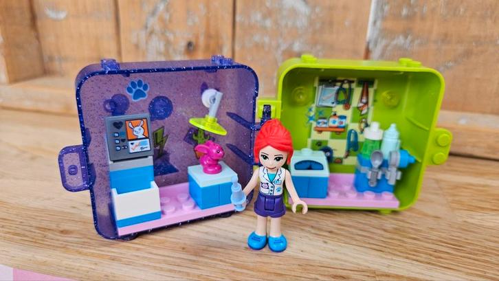 Lego Friends 41403 Mia's speelkubus - Compleet!, Kinderen en Baby's, Speelgoed | Duplo en Lego, Gebruikt, Lego, Complete set, Ophalen of Verzenden