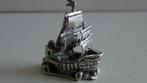 Miniatuur zilver DN4 zeilschip St.Maria zilveren miniaturen, Zilver, Verzenden
