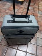 Rolkoffertje als nieuw, grijs stof, uitschuifbaar handvat, Sieraden, Tassen en Uiterlijk, Koffers, Ophalen, Zo goed als nieuw