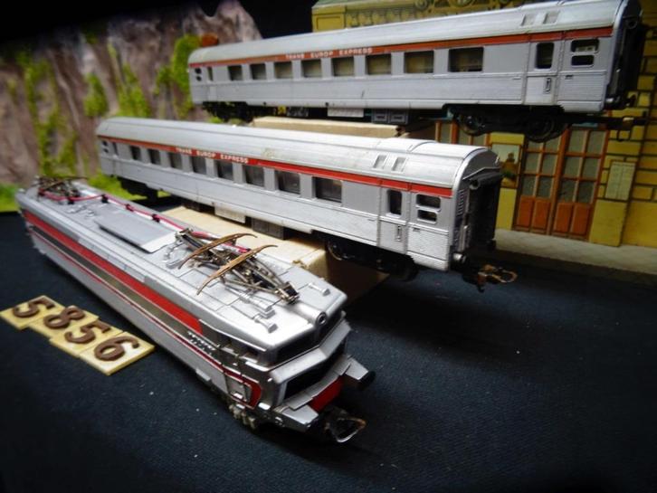 5856=Lima TEE van trein de Franse spoorwegen., Hobby en Vrije tijd, Modeltreinen | H0, Gebruikt, Locomotief, Gelijkstroom, Lima