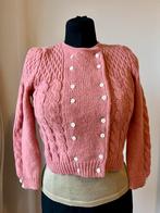 100% wol gebreid vest - Robert Scott, Kleding | Dames, Truien en Vesten, Verzenden, Zo goed als nieuw, Maat 36 (S), Roze