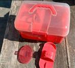 Redhorse poetskist met 2 borstels., Dieren en Toebehoren, Ophalen of Verzenden, Zo goed als nieuw