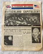 Krant De Vliegende Hollander. Laatste nummer WW2, Verzamelen, Militaria | Tweede Wereldoorlog, Nederland, Boek of Tijdschrift