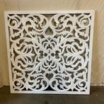 Wandpaneel - Raampaneel 120 x 120 cm - wit - TTM Wonen