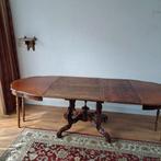Unieke uitschuifbare mahoniehouten spinnenkop eettafel, Ophalen