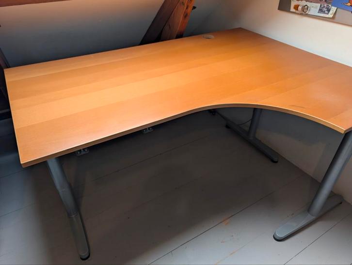 Ikea Galant Hoekburaau 160x80, Huis en Inrichting, Bureaus, Gebruikt, Bureau, Ophalen