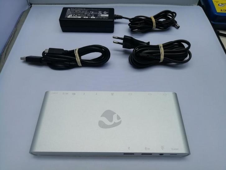 Nedis octb64991al02 USB Docking Station, Computers en Software, Dockingstations, Gebruikt, Docking station, Harde schijf, Laptop