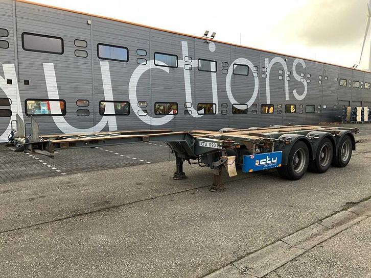 2008 Pacton TXC343 Container Chassis OK-68-HS, Auto's, Vrachtwagens, Bedrijf, Aanhangers en Opleggers, Overige brandstoffen, Origineel Nederlands