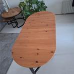 Houten salontafel met lade, Ophalen, Gebruikt, Ovaal, Hout