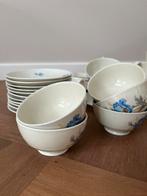 Servies Mosa Maastricht - Set -  Blauwe bloem, Antiek en Kunst, Antiek | Servies compleet, Ophalen