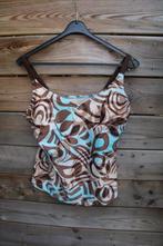 Tankini aqua/ bruin Anita mt 46 D Cup Vaste prijs, Blauw, Ophalen of Verzenden, Zo goed als nieuw, Anita