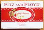 Fitz and Floyd schaal Merry Christmas in originele doos, Ophalen of Verzenden, Nieuw
