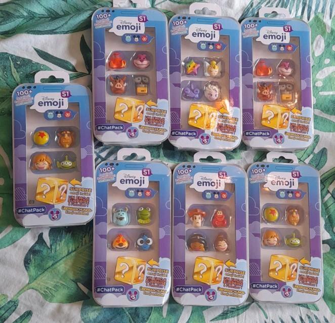 NIEUW Disney Emoji #chatpack met surprise emoji, 7 doosjes, Verzamelen, Disney, Ophalen of Verzenden