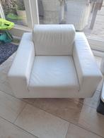 Mooie kalfleren zitstoel 2x, Huis en Inrichting, Ophalen of Verzenden, Minder dan 150 cm