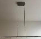 Designer eettafel lamp zwart glas RVS, Huis en Inrichting, Lampen | Hanglampen, Ophalen, Gebruikt, Glas, 75 cm of meer