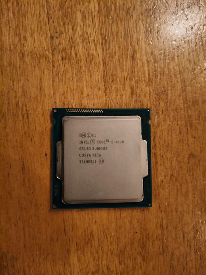 Intel Core i5-4670 3.4 GHz Processor incl Intel Ventilator, Computers en Software, Processors, Gebruikt, 4-core, 3 tot 4 Ghz, Ophalen of Verzenden