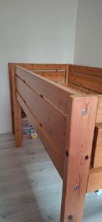 Halfhoogslaper 90x200 - Ideaal voor kleine kamers!, Ophalen, 85 tot 100 cm, Gebruikt, Lattenbodem