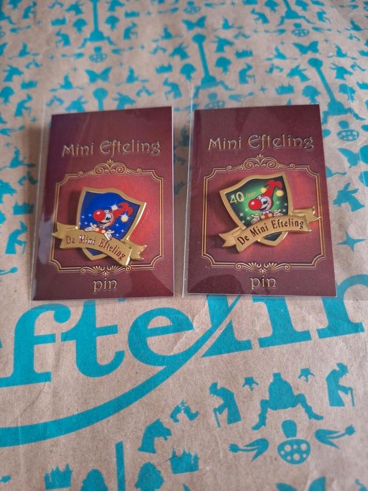 Mini efteling pins, Verzamelen, Efteling, Zo goed als nieuw, Button of Speldje, Ophalen of Verzenden