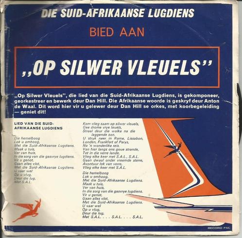 Dan Hill - Die Suid-Afrikaanse Lugdiens   - South Africa -, Cd's en Dvd's, Vinyl Singles, Zo goed als nieuw, Single, Pop, 7 inch