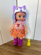 ZAPF mini Chou Chou met paarse muts en laarsjes, Ophalen of Verzenden, Zo goed als nieuw, Babypop