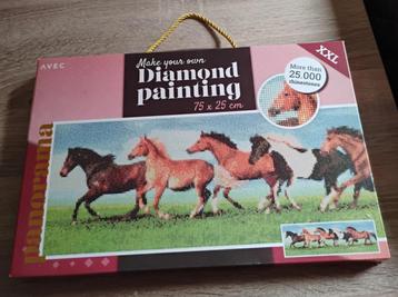 Diamond Painting paarden nieuw in doos beschikbaar voor biedingen