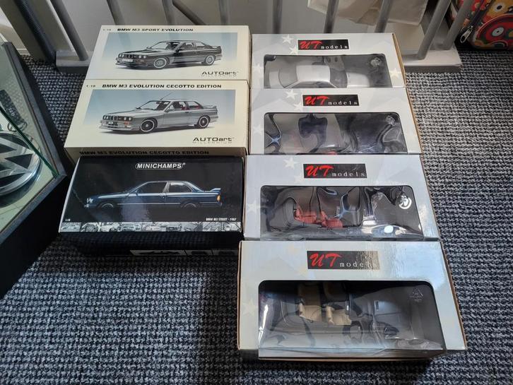 Unieke BMW 1:18 verzameling inclusief originele dozen, Hobby en Vrije tijd, Modelauto's | 1:18, Nieuw, Auto, Kyosho, Ophalen of Verzenden