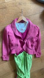 Dirndl Jurk met roze vest -Maat  140 146, Ophalen of Verzenden, Knielengte, Roze, Maat 34 (XS) of kleiner