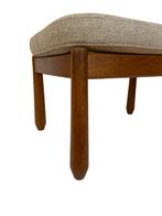 Vintage Scandinavische Hocker met Kussen - Jaren 60/70, Gebruikt, Minder dan 50 cm, Ophalen of Verzenden, Rechthoekig