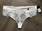 Hunkemoller Noir HW string wit - XL, Kleding | Dames, Ondergoed en Lingerie, Hunkemöller, Verzenden, Wit, String