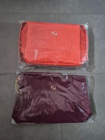 2x Kiko Pouch / make up bag beschikbaar voor biedingen