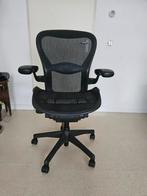 Herman Miller Aeron Bureaustoel - Maat C, Huis en Inrichting, Bureaustoelen, Gebruikt, Zwart, Ophalen of Verzenden, Bureaustoel