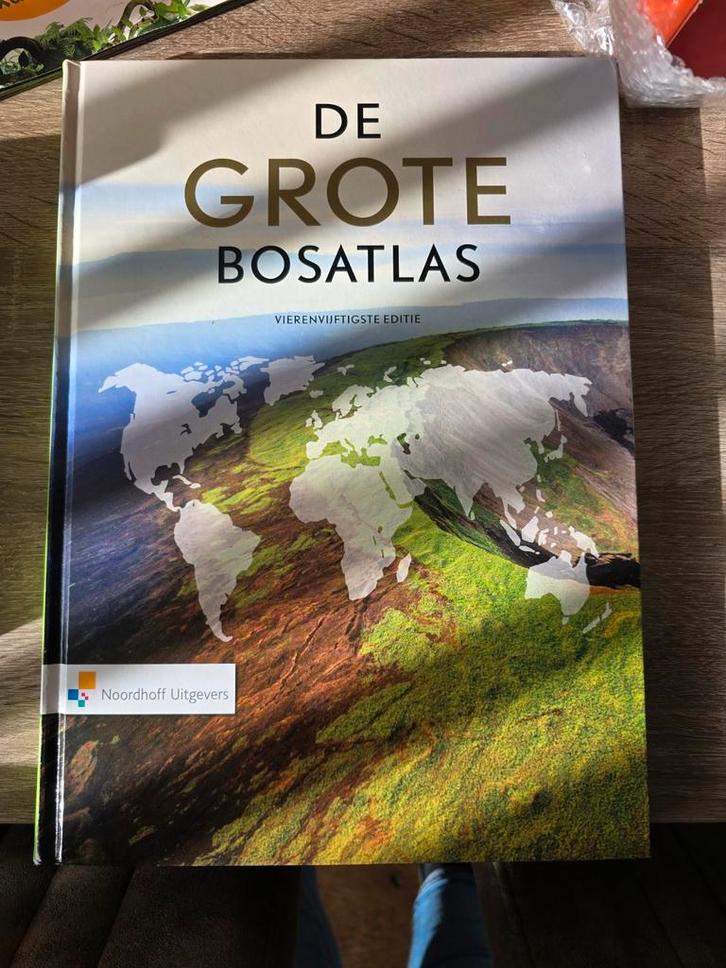 Grote bosatlas 54e editie  vmbo-havo-vwo, Boeken, Atlassen en Landkaarten, Zo goed als nieuw, Bosatlas, Wereld, 2000 tot heden