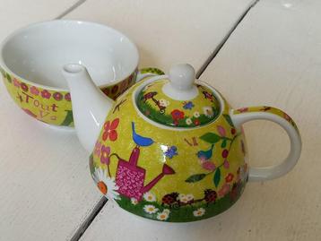 theepot met kop - tea for one set beschikbaar voor biedingen